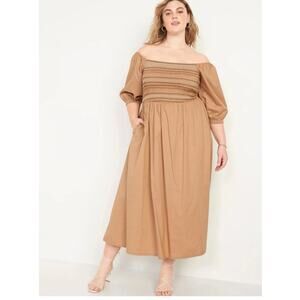 Old Navy Women's Tan Maxi Dress